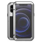 For iPhone 12 mini LOVE MEI Metal Shockproof Life Waterproof Dustproof Protective Case (Silver) - 1