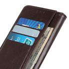 For Asus ROG Phone 5 Copper Buckle Nappa Texture Horizontal Flip Leather Case with Holder & Card Slots & Wallet(Coffee) - 7