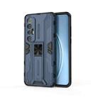 For Xiaomi Mi 10S Supersonic PC + TPU Shock-proof Protective Case with Holder(Dark Blue) - 1