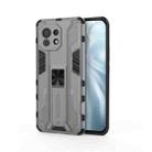 For Xiaomi Mi 11 Supersonic PC + TPU Shock-proof Protective Case with Holder(Grey) - 1