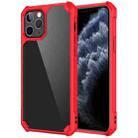 For iPhone 11 Pro Max Shockproof Glossy Acrylic + TPU Protective Case (Red) - 1