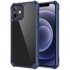For iPhone 12 mini Shockproof Glossy Acrylic + TPU Protective Case (Blue) - 1