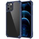 For iPhone 12 Pro Max Shockproof Glossy Acrylic + TPU Protective Case(Blue) - 1