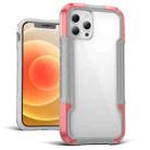 Metal Shockproof Transparent Protective Case For iPhone 12 / 12 Pro(Rose Gold) - 1