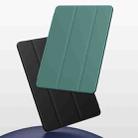 For iPad Pro 12.9 2021 / 2020 Benks Magnetic Horizontal Flip PU Leather Tablet Case with Holder & Sleep / Wake-up Function & Pen Bucket(Dark Green) - 2