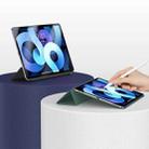 For iPad Pro 12.9 2021 / 2020 Benks Magnetic Horizontal Flip PU Leather Tablet Case with Holder & Sleep / Wake-up Function & Pen Bucket(Dark Green) - 3