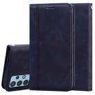 For Samsung Galaxy A32 4G Frosted Business Magnetic Horizontal Flip PU Leather Case with Holder & Card Slot & Lanyard(Black) - 1