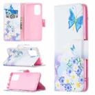 For Xiaomi Redmi Note 10 Pro Colored Drawing Pattern Horizontal Flip Leather Case with Holder & Card Slots & Wallet(Butterfly Love) - 1