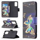 For Xiaomi Redmi Note 10 Pro Colored Drawing Pattern Horizontal Flip Leather Case with Holder & Card Slots & Wallet(Big Butterfly) - 1