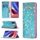For Xiaomi Mi 11i / Poco F3 / Redmi K40 Colored Drawing Pattern Invisible Magnetic Horizontal Flip PU Leather Case with Holder & Card Slots & Wallet(Plum Blossom) - 1