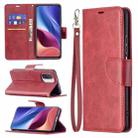 For Xiaomi Mi 11i / Poco F3 / Redmi K40 Retro Lambskin Texture Pure Color Horizontal Flip PU Leather Case with Holder & Card Slots & Wallet & Lanyard(Red) - 1