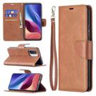 For Xiaomi Mi 11i / Poco F3 / Redmi K40 Retro Lambskin Texture Pure Color Horizontal Flip PU Leather Case with Holder & Card Slots & Wallet & Lanyard(Brown) - 1