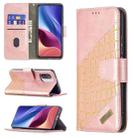 For Xiaomi Mi 11i / Poco F3 / Redmi K40 Matching Color Crocodile Texture Horizontal Flip PU Leather Case with Wallet & Holder & Card Slots(Rose Gold) - 1