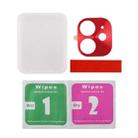 For iPhone 11 Rear Camera Lens Protective Film Small White Box(Red) - 4