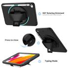 360 Degree Rotation PC + TPU Protective Case with Holder & Hand-strap & Pen Slot For iPad mini 5 / 4 (Black) - 5