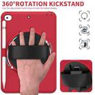 360 Degree Rotation PC + TPU Protective Case with Holder & Hand-strap & Pen Slot For iPad mini 5 / 4 (Red) - 7