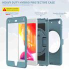 360 Degree Rotation PC + TPU Protective Case with Holder & Hand-strap & Pen Slot For iPad mini 5 / 4 (Light Blue) - 6