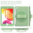 360 Degree Rotation PC + TPU Protective Case with Holder & Hand-strap & Pen Slot For iPad mini 5 / 4 (Green) - 3