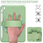 360 Degree Rotation PC + TPU Protective Case with Holder & Hand-strap & Pen Slot For iPad mini 5 / 4 (Green) - 7