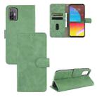 For HTC Desire 21 Pro 5G Solid Color Skin Feel Magnetic Buckle Horizontal Flip Calf Texture PU Leather Case with Holder & Card Slots & Wallet(Green) - 1