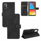 For HTC Desire 21 Pro 5G Solid Color Skin Feel Magnetic Buckle Horizontal Flip Calf Texture PU Leather Case with Holder & Card Slots & Wallet(Black) - 1