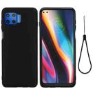 For Motorola Moto G 5G Plus Solid Color Liquid Silicone Dropproof Full Coverage Protective Case(Black) - 1