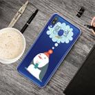 For Galaxy A40 Trendy Cute Christmas Patterned Clear TPU Protective Case(Penguin) - 2