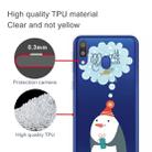 For Galaxy A40 Trendy Cute Christmas Patterned Clear TPU Protective Case(Penguin) - 4