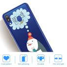 For Galaxy A40 Trendy Cute Christmas Patterned Clear TPU Protective Case(Penguin) - 5