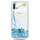 For Galaxy A70 Trendy Cute Christmas Patterned Clear TPU Protective Case(Ice World) - 1