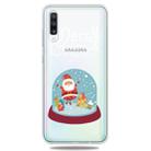 For Galaxy A70 Trendy Cute Christmas Patterned Clear TPU Protective Case(Crystal Ball) - 1