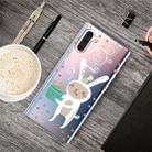 For Galaxy Note10 Trendy Cute Christmas Patterned Clear TPU Protective Case(Gift Rabbit) - 2