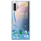 For Galaxy Note10 Pro Trendy Cute Christmas Patterned Clear TPU Protective Case(Ice World) - 1