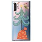 For Galaxy Note10 Pro Trendy Cute Christmas Patterned Clear TPU Protective Case(Big Christmas Tree) - 1