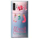 For Galaxy Note10 Pro Trendy Cute Christmas Patterned Clear TPU Protective Case(Christmas Set) - 1