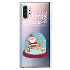 For Galaxy Note10 Pro Trendy Cute Christmas Patterned Clear TPU Protective Case(Crystal Ball) - 1