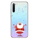 For Xiaomi Redmi Note 8 Trendy Cute Christmas Patterned Clear TPU Protective Case(Santa Claus) - 1