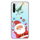 For Xiaomi Redmi Note 8 Trendy Cute Christmas Patterned Clear TPU Protective Case(Ball Santa) - 1