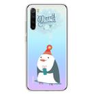 For Xiaomi Redmi Note 8 Trendy Cute Christmas Patterned Clear TPU Protective Case(Penguin) - 1