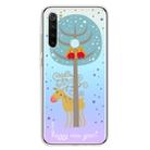 For Xiaomi Redmi Note 8 Trendy Cute Christmas Patterned Clear TPU Protective Case(Couple Bird Deer) - 1