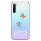 For Xiaomi Redmi Note 8 Trendy Cute Christmas Patterned Clear TPU Protective Case(Ski Bird) - 1