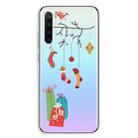 For Xiaomi Redmi Note 8 Trendy Cute Christmas Patterned Clear TPU Protective Case(Black Tree Gift) - 1