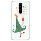 For Xiaomi Redmi Note 8 Pro Trendy Cute Christmas Patterned Clear TPU Protective Case(Happy Christmas Tree) - 1