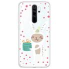 For Xiaomi Redmi Note 8 Pro Trendy Cute Christmas Patterned Clear TPU Protective Case(Gift Rabbit) - 1