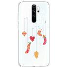 For Xiaomi Redmi Note 8 Pro Trendy Cute Christmas Patterned Clear TPU Protective Case(White Tree Gift) - 1