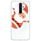 For Xiaomi Redmi Note 8 Pro Trendy Cute Christmas Patterned Clear TPU Protective Case(Big Santa) - 1