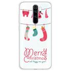 For Xiaomi Redmi Note 8 Pro Trendy Cute Christmas Patterned Clear TPU Protective Case(Christmas Set) - 1