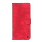 For Huawei P50 Pro Antelope Texture Magnetic Buckle Horizontal Flip PU Leather Case with Card Slots & Wallet & Holder(Red) - 2
