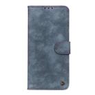For Huawei P50 Pro Antelope Texture Magnetic Buckle Horizontal Flip PU Leather Case with Card Slots & Wallet & Holder(Blue) - 2