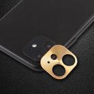 For iPhone 11 Rear Camera Lens Protective Lens Film Cardboard Style(Gold) - 1